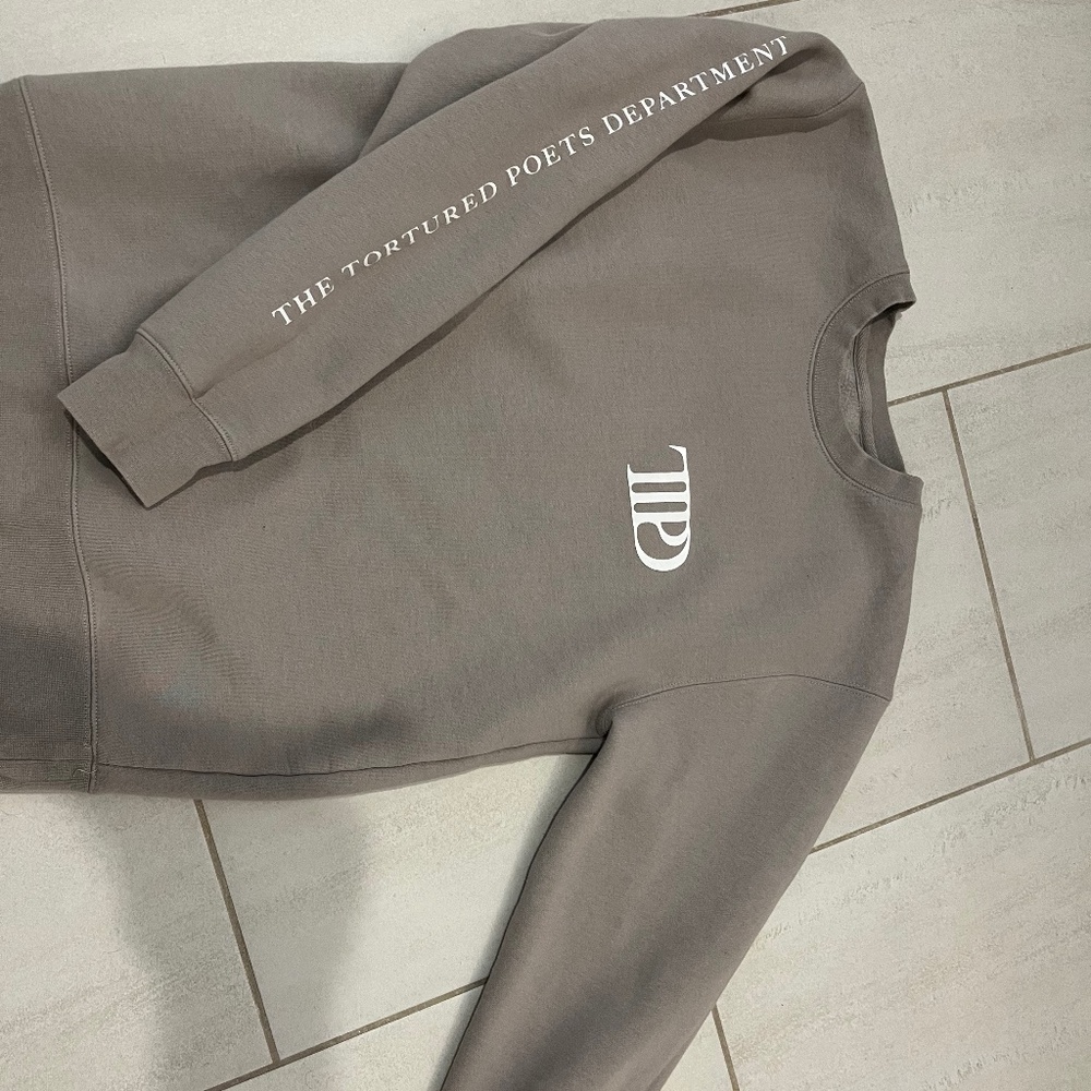 Tortured Poets Department crew neck sweatshirt